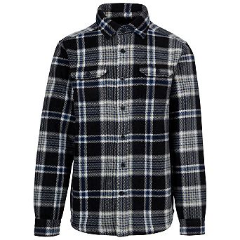 Trespass Mens Checkley Checked Microfleece Shirt