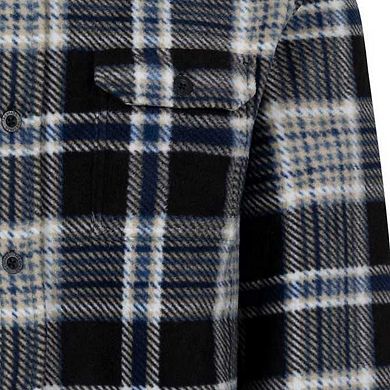 Trespass Mens Checkley Checked Microfleece Shirt