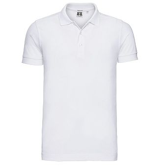 Russell Mens Pique Stretch Polo Shirt