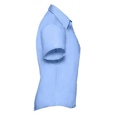 Russell Collection Womens/Ladies Ultimate Non-Iron Short-Sleeved Shirt