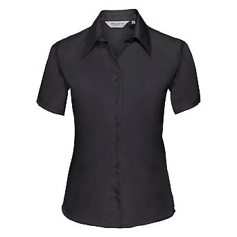 Russell Collection Womens/Ladies Ultimate Non-Iron Short-Sleeved Shirt