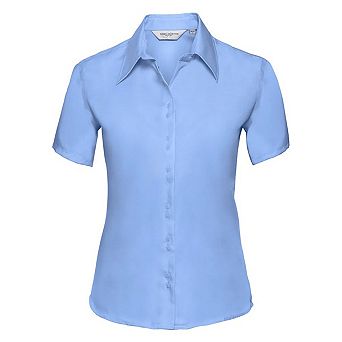 Russell Collection Womens/Ladies Ultimate Non-Iron Short-Sleeved Shirt