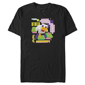 Big & Tall Minecraft Chicken Graphic Tee