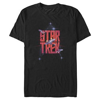 Big & Tall Star Trek Ships Graphic Tee