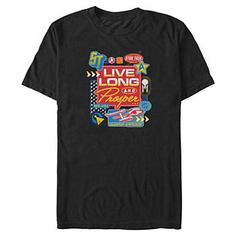 Big & Tall Star Trek Live Long and Prosper Graphic Tee