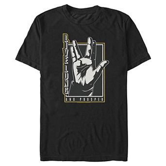 Big & Tall Live Long And Proper Symbol Graphic Tee