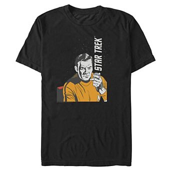 Big & Tall Star Trek Captain Kirk Graphic Tee