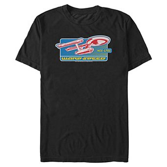 Big & Tall Star Trek Warp Speed Graphic Tee
