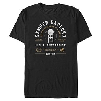 Big & Tall Star Trek Semper Exploro Graphic Tee