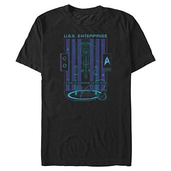 Big & Tall Star Trek U.S.S. Enterprise Graphic Tee