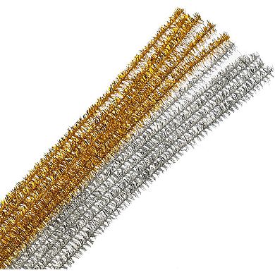 John Bead 12in x 6mm Assorted Colors Fluffy Craft Pipe Cleaners Chenille Stems 100ct.