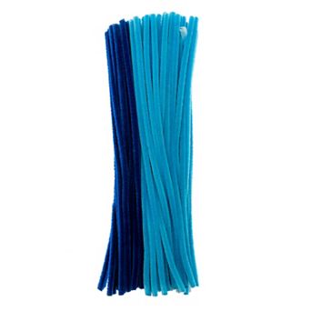 John Bead 12 in x 6mm Assorted Colors Fluffy Craft Pipe Cleaners Chenille Stems 100 ct