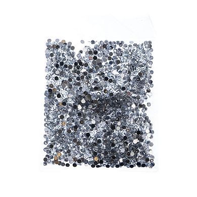 John Bead 2000 Pieces 4mm (SS16) Crystal Acrylic Round Flat Back Rhinestones for DIY Crafts