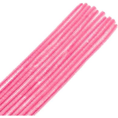 John Bead 12in x 6mm Craft Pipe Cleaners Chenille Stems 100ct.