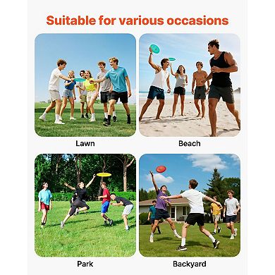 6-Disc Golf Set with Backpack for Beginners and Intermediate Players - Multicolor