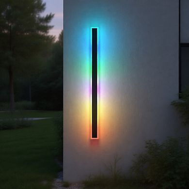 RGBW Color-changing Rectangle Wall Light//59 Inch