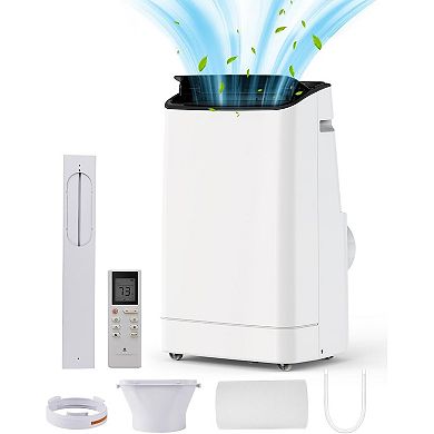 Portable Air Conditioner,14000 BTU 3in1 AC Unit,Cools Up to 750 Sq.Ft,Quiet Cooling <52dB,24H Timer