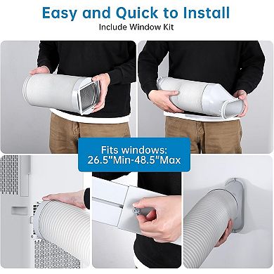Portable Air Conditioners 8000 BTU,Remote Control AC with Timer,Low Noise Energy Saving Cooling Unit