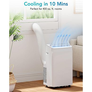 12000 BTU Portable Air Conditioner Portable AC Unit，Garage Cooling Compact Standing Air Conditioner
