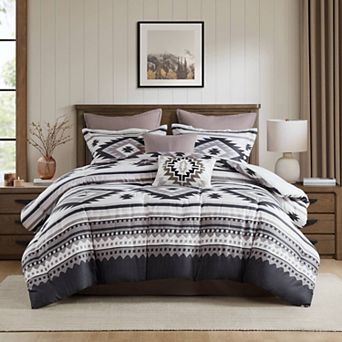 Woolrich Timberline 8 pc Peached Herringbone Comforter Set
