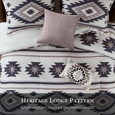 Woolrich Timberline 8-Piece Peached Herringbone Comforter Set