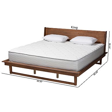 Baxton Studio Macayle Platform Bed Frame