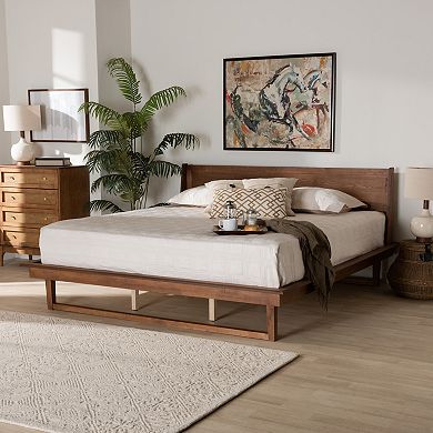 Baxton Studio Macayle Platform Bed Frame