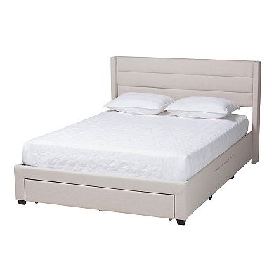 Baxton Studio Braylon Storage Platform Bed