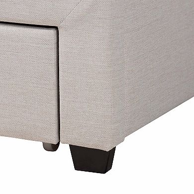 Baxton Studio Braylon Storage Platform Bed