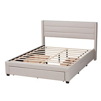 Baxton Studio Braylon Storage Platform Bed