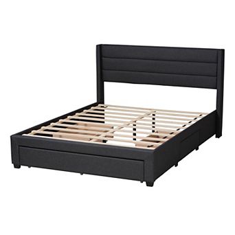 Baxton Studio Braylon Storage Platform Bed