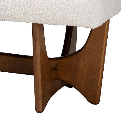 Baxton Studio Theo Upholstered Bench