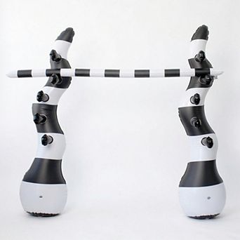 Inflatable Limbo Game Set with Adjustable Bar Backyard Party Outdoor Lawn Game for Kids and Family