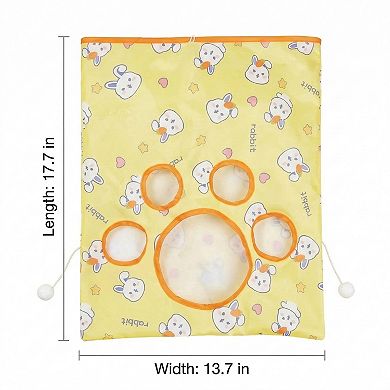 Interactive Cat Crinkle Bag Toy with Peek Holes Indoor Cat Hide and Seek Tunnel Toy