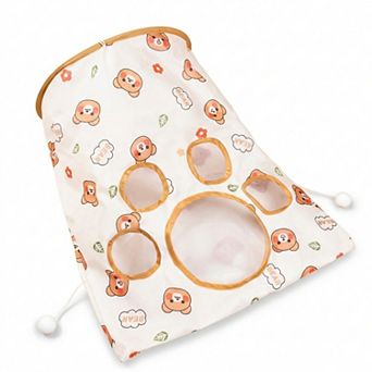 Interactive Cat Crinkle Bag Toy with Peek Holes Indoor Cat Hide and Seek Tunnel Toy