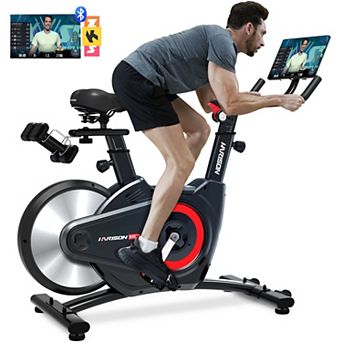 HARISON Magnetic Exercise Bike for Home, Indoor Cycling Exercise Bike with Bluetooth (HRK-X8 Black)