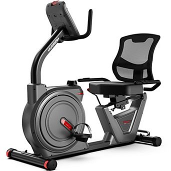 HARISON Recumbent Exercise Bike, Stationary Bike with Arm Exerciser & LCD Monitor (HRK-B51)