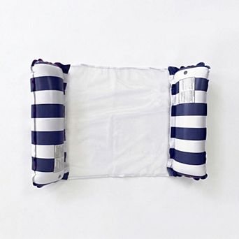 Inflatable Pool Hammock Float Lounge with Mesh Seat and Headrest for Swimming Pool Water Relaxation