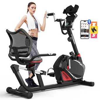 HARISON Recumbent Exercise Bike, 400 lbs Capacity with Arm Exerciser (HRK-B8ARE)