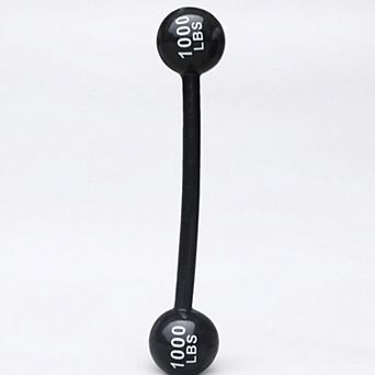 Inflatable Strongman Hammer Toy with 1000 LBS Print Party Prop Giant Mallet Costume Accessory