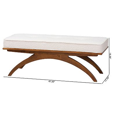 Baxton Studio Orella Upholstered Bench