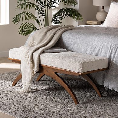 Baxton Studio Orella Upholstered Bench