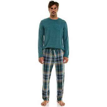 Men's Sonoma Goods For Life® Supersoft Ribbed 2 pc Pajama Top & Pajama Bottoms Set