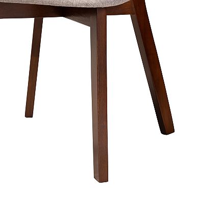 Baxton Studio Dannell Upholstered Dining Chair Set of 2