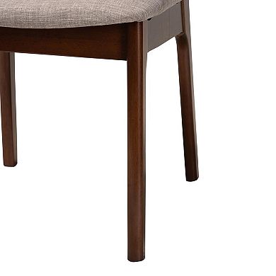 Baxton Studio Dannon Upholstered Dining Chair Set of 2
