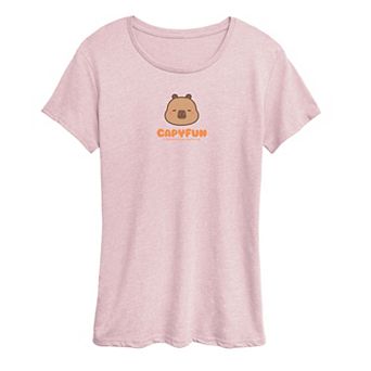 Women's CapyFun Capybara Logo Graphic Tee