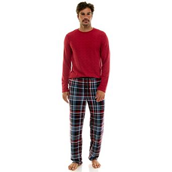 Men's Sonoma Goods For Life® Supersoft Long Sleeve Waffle Pajama Top & Pajama Bottoms Set