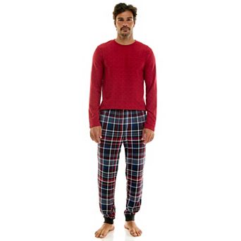Men's Sonoma Goods For Life® Supersoft Waffle Knit Pajama Top & Pajama Bottoms Set