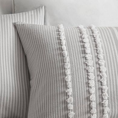 Harbor House Anslee 3-Piece Cotton Yarn Dyed Duvet Cover Set