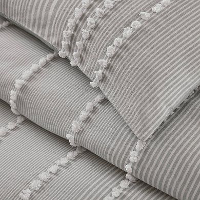 Harbor House Anslee 3-Piece Cotton Yarn Dyed Duvet Cover Set